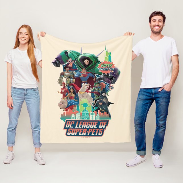 Couverture Polaire DC League of Super-Pets à la bataille pour Metropo (En situation)