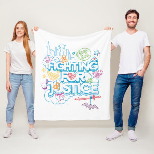 Couverture Polaire DC Super Hero Girls Fighting For Justice