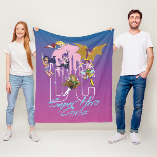 Couverture Polaire DC Super Hero Girls Skyline