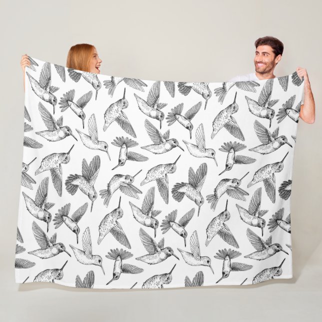 Couverture polaire de colibris (En situation)