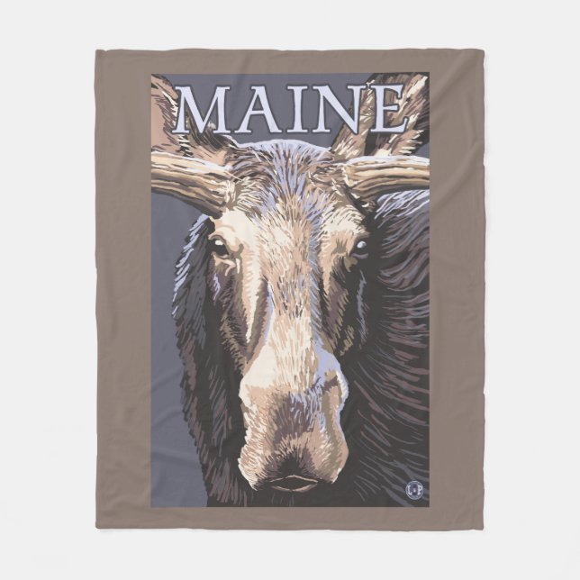 Couverture Polaire De MaineMoose fin (Devant)