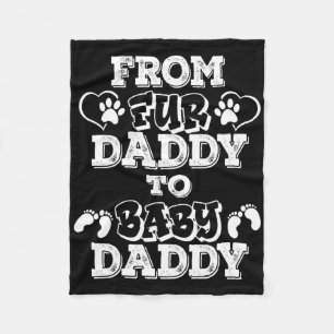Couverture Polaire De Papa Fourrure à Papa Bébé Nouveau Papa Annonce