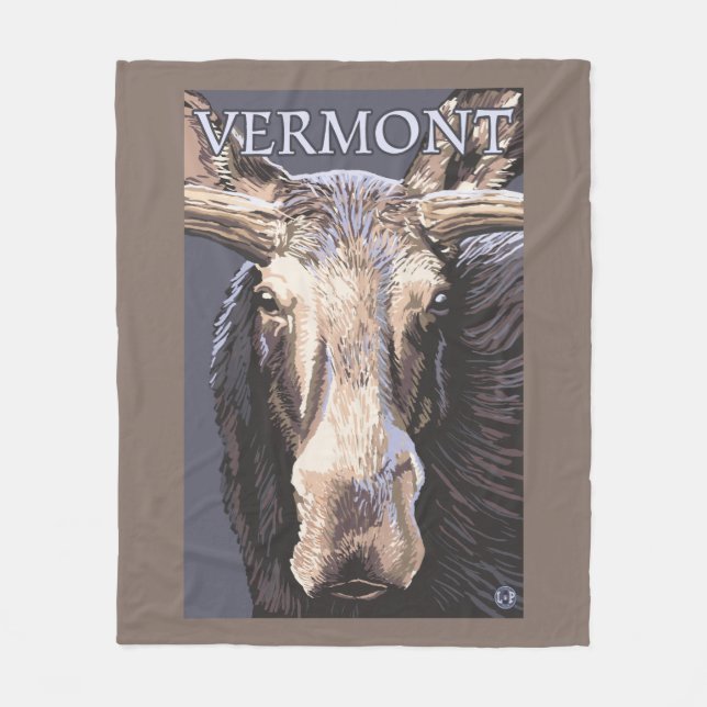 Couverture Polaire De VermontMoose fin (Devant)