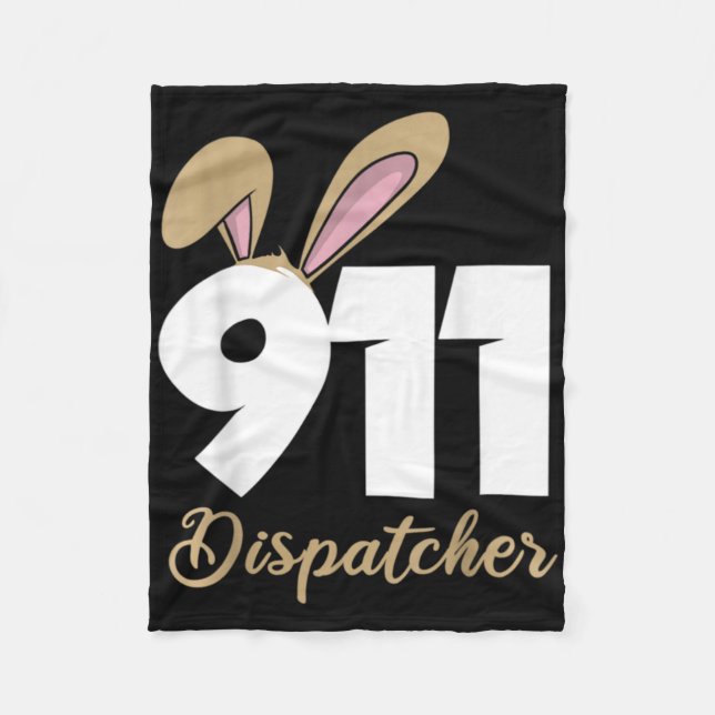 Couverture Polaire Débardeur à capuche pour dispatcher 911 de Pâques (Devant)