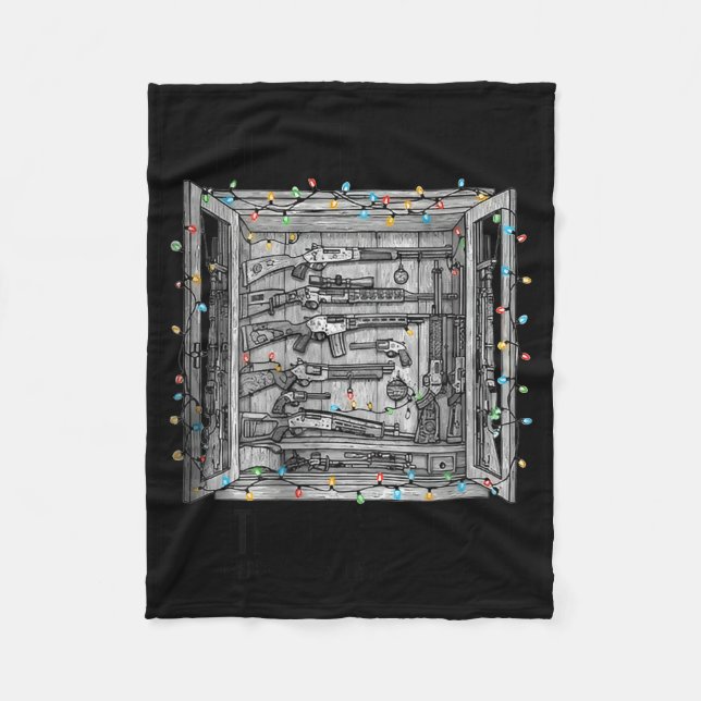 Couverture Polaire Deck The Halls With Guns &amp; Ammo (on Back)  (Devant)