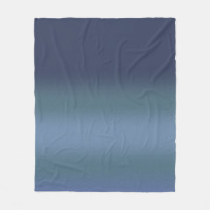 Couverture Polaire Décor bleu marine moderne Aquarelle galaxie