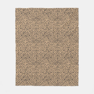 Couverture Polaire Décor de guépard de peau
