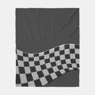 Couverture Polaire Décor d'impression à drapeau à drapeau de cours