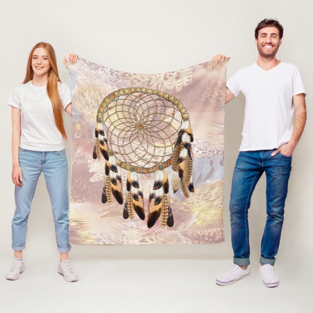 Couverture Polaire Décor maison Dream Catcher (En situation)