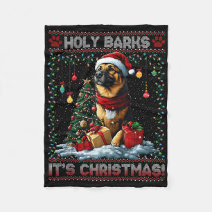 Couverture Polaire Décorations d'arbre de Noël beagle Amoureux des ch