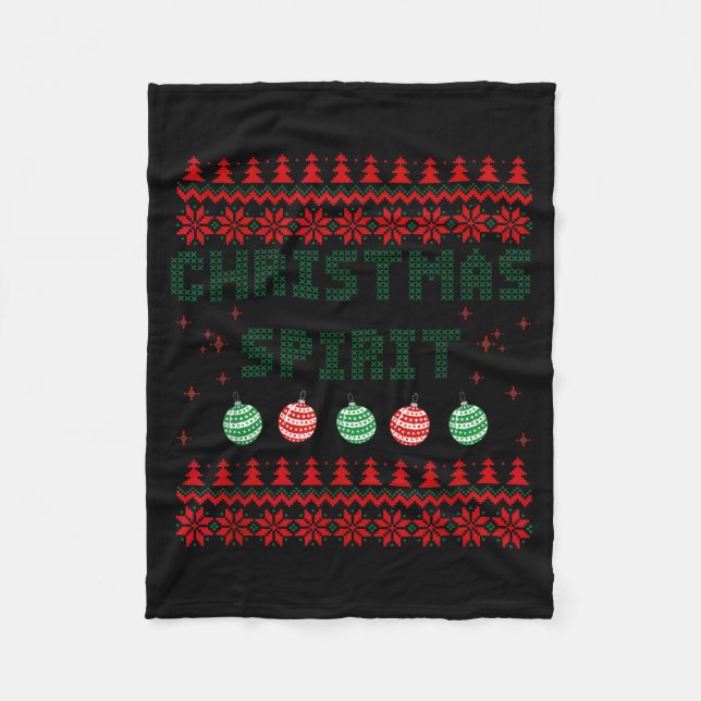 Couverture Polaire Deep In The Christmas Srit Matching Couples Ugly  (Devant)