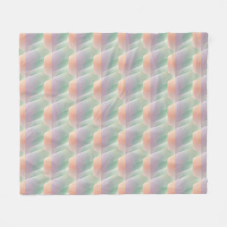 Couverture Polaire Dégradé Abstrait Pastel de Couleur Douce Esthétiqu
