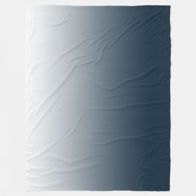 Couverture Polaire Dégradé bleu (Devant)