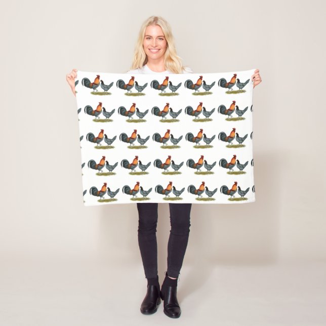 Couverture Polaire Delaware Blue Hen (En situation)