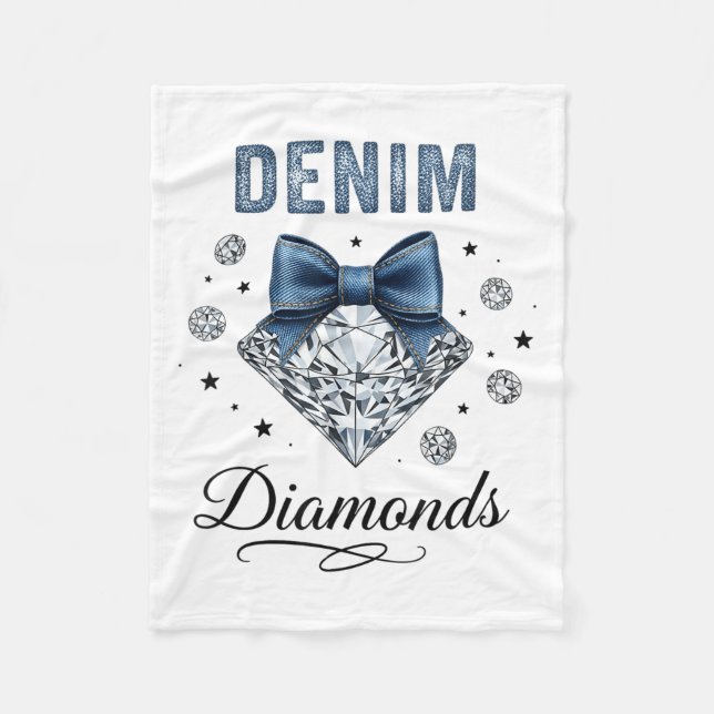 Couverture Polaire Denim And Diamonds Western Graphic Tee For Girls W (Devant)