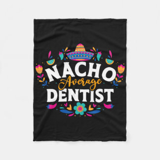 Couverture Polaire Dentiste Moyen Nacho Cinco De Mayo Correspondance 