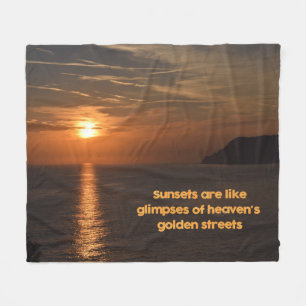 Couverture Polaire Des couchers de soleil comme des aperçus des rues