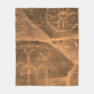 Couverture Polaire design ancien sur le mur de la grotte. histoire de