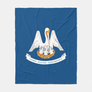 Couverture Polaire Design de Louisiana State Flag