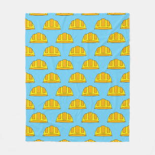 Couverture Polaire Dessin animé de casque jaune