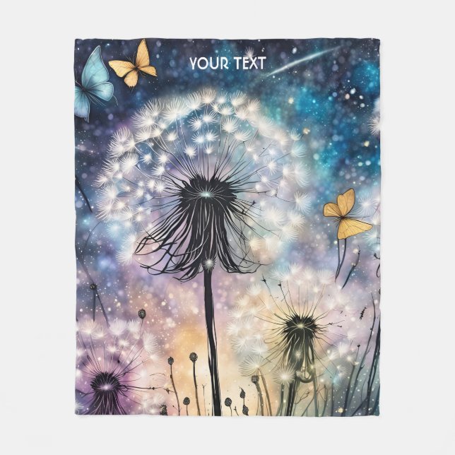 Couverture Polaire Dessin Imaginaire Fleur Fleur Mignonne (Devant)