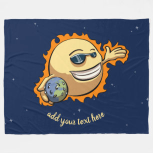 Couverture Polaire Dessin sur le changement climatique Sun & Earth