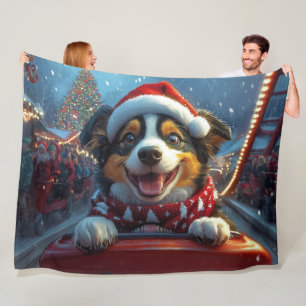 Couverture Polaire Dessous de verre australien à rouleaux de chien de