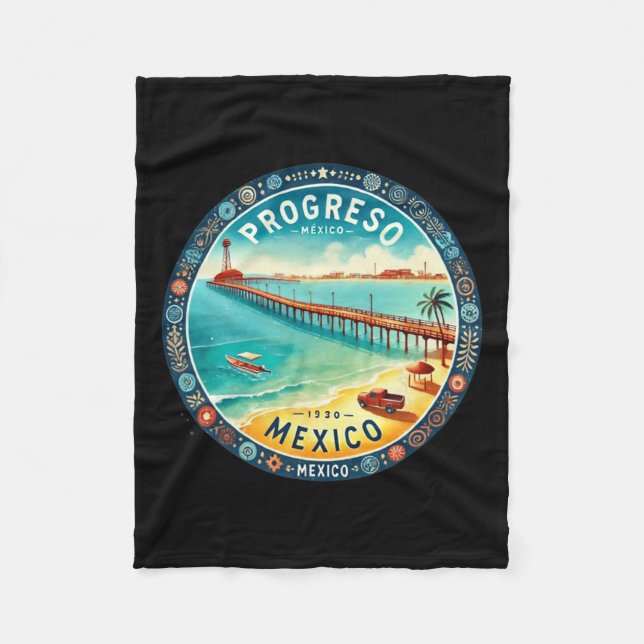 Couverture Polaire Destination de croisières Progresso Mexico (Devant)