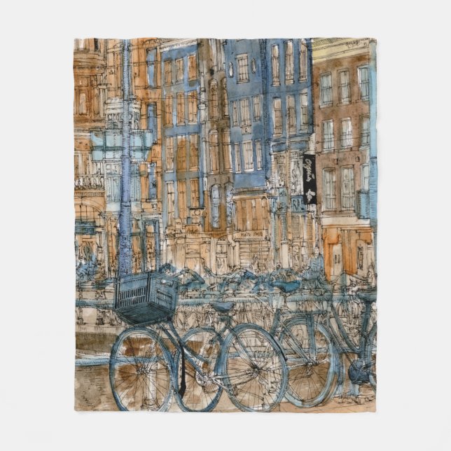 Couverture Polaire Destinations | Aquarelle New York City View (Devant)