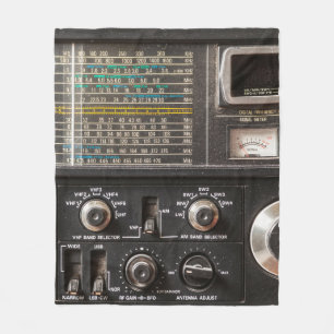 Couverture Polaire Détails d'un ancien récepteur radio am