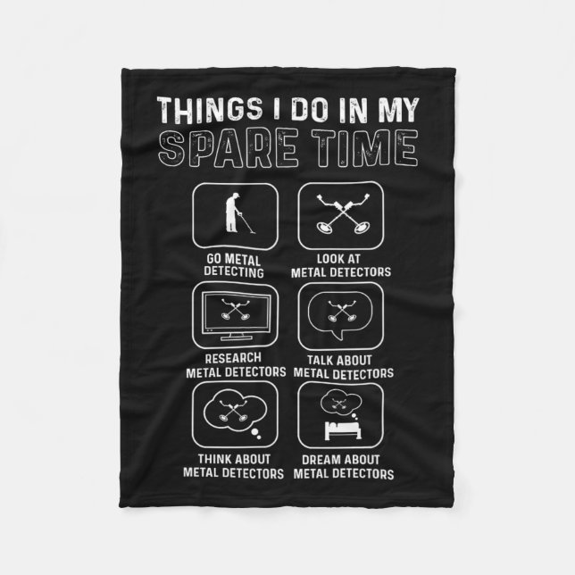 Couverture Polaire Détecteur de métal. Chasse Relique. Détection des  (Devant)