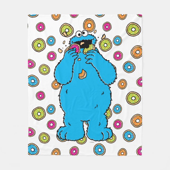 Couverture Polaire Détroyer Cookie MonsterDonut (Devant)