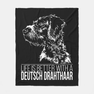 Couverture Polaire Deutsch Drahthaar vie meilleur chien dire