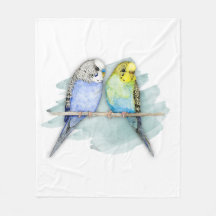 Deux mignonnes boucles aquarelle