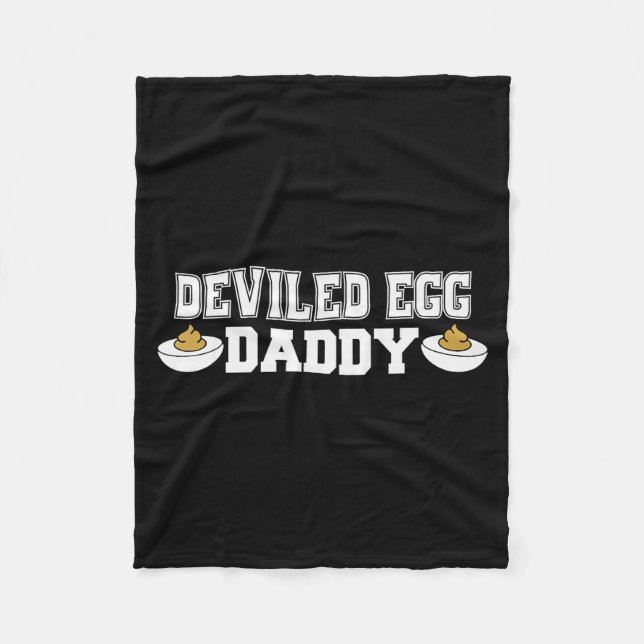 Couverture Polaire Deviled Egg Daddy - Funny Thanksgiving Deviled Egg (Devant)