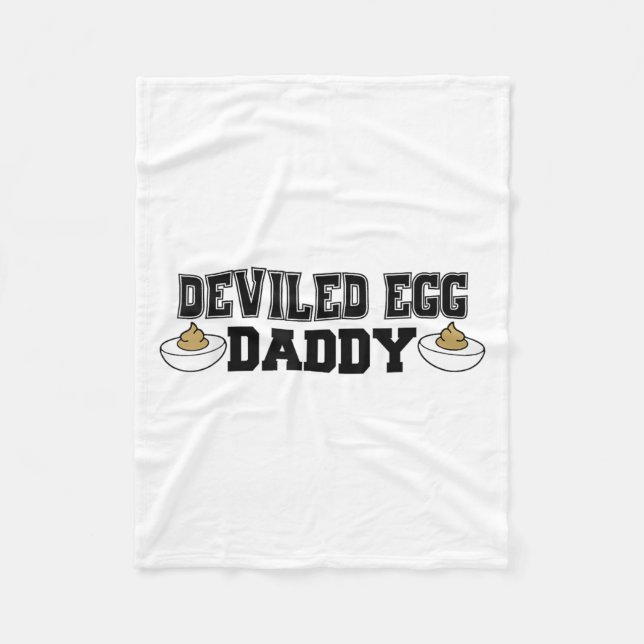 Couverture Polaire Deviled Egg Daddy - Funny Thanksgiving Deviled Egg (Devant)