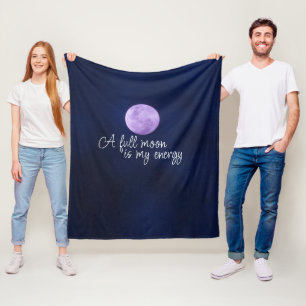 Couverture Polaire Devis PLEINE LUNE moderne violet