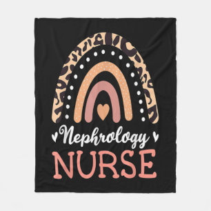Couverture Polaire Dialyse Rn Néphrologie Arc-en-ciel Infirmière insc