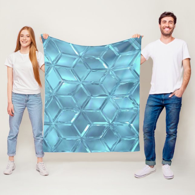 Couverture Polaire Diamants de cristal (En situation)