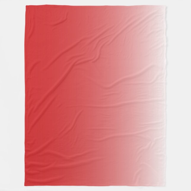 Couverture Polaire Diamètre à deux tons foncé rouge (Devant)