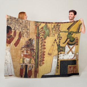 COUVERTURE POLAIRE DIEUX ÉGYPTIENS
