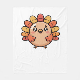 Couverture Polaire dinde de thanksgiving kawaii T-Shirt Classique