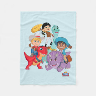 Couverture Polaire Dino Ranch Yee Haw !