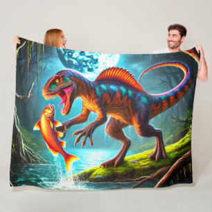 Couverture Polaire Dinosaure de chasse