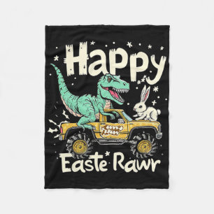Couverture Polaire Dinosaure de Pâques Drôle Joyeux Eastrawr T Rex Pâ