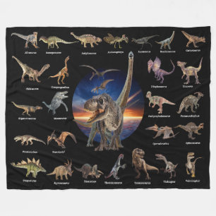 Couverture Polaire Dinosaures : L'Âge Jurassique Blanche en polaire n