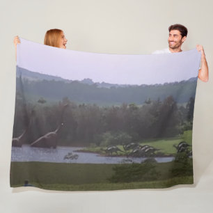 COUVERTURE POLAIRE DINOSAURS