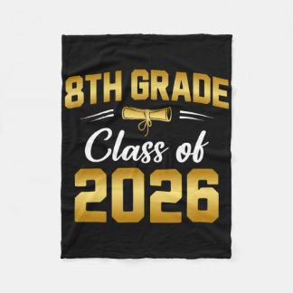 Couverture Polaire Diplômé de la promotion de 8e année 2026 Étudiant