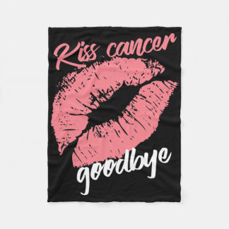 Couverture Polaire Dire au revoir au cancer Mois de la sensibilisatio