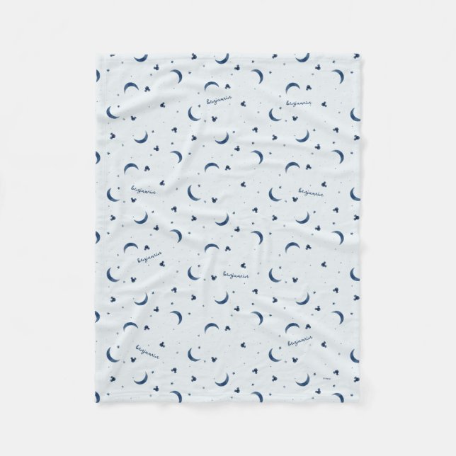 Couverture Polaire Disney Mickey Mouse Moon and Stars Nom Motif (Devant)